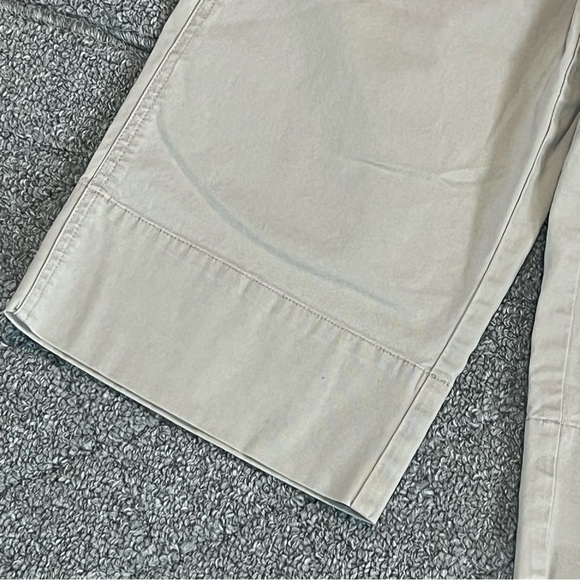 Vintage Talbots Stretch Capri Pants Womens Size 2 Petite Beige Pockets - Picture 7 of 10